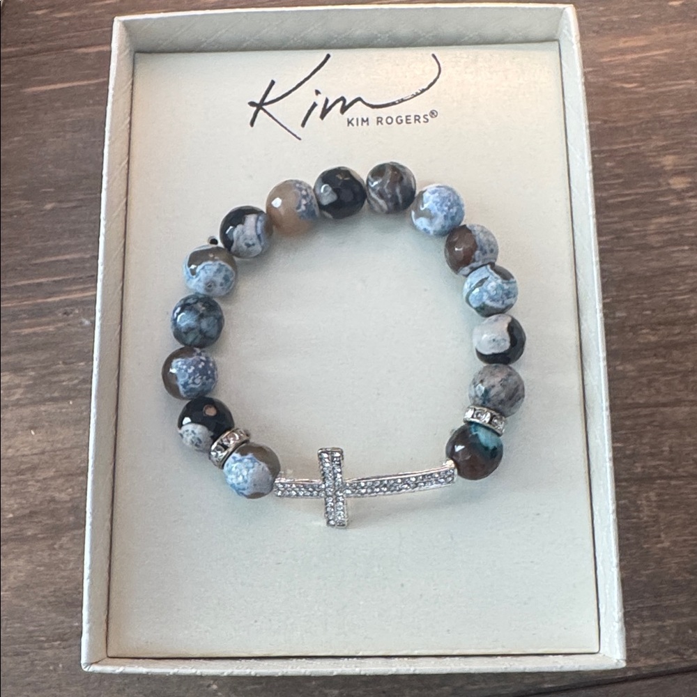 Kim Rogers Cross Bracelet  New
